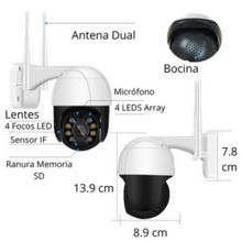Cargar imagen en el visor de la galería, Cámara de vigilancia para exteriores 2MP HD WiFi PTZ