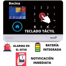 Cargar imagen en el visor de la galería, Kit Sistema De Seguridad Casa + Alarma WiFi Control