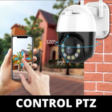 Cargar imagen en el visor de la galería, Cámara de vigilancia para exteriores 2MP HD WiFi PTZ