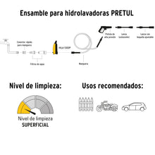 Cargar imagen en el visor de la galería, Hidrolavadora eléctrica, 1300 PSI, Pretul
